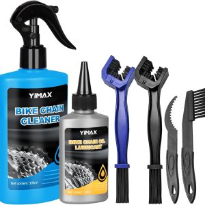 Bicycle Cleaning Kit, YIMAX 6 in 1 Bike Chain Cleaner Kit 300ml